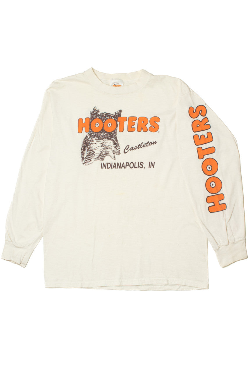 Vintage "Hooters" Indianapolis, IN Long Sleeve T-Shirt