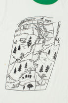 Vintage "Chester, CT" Connecticut Map Ringer T-Shirt (1980's)