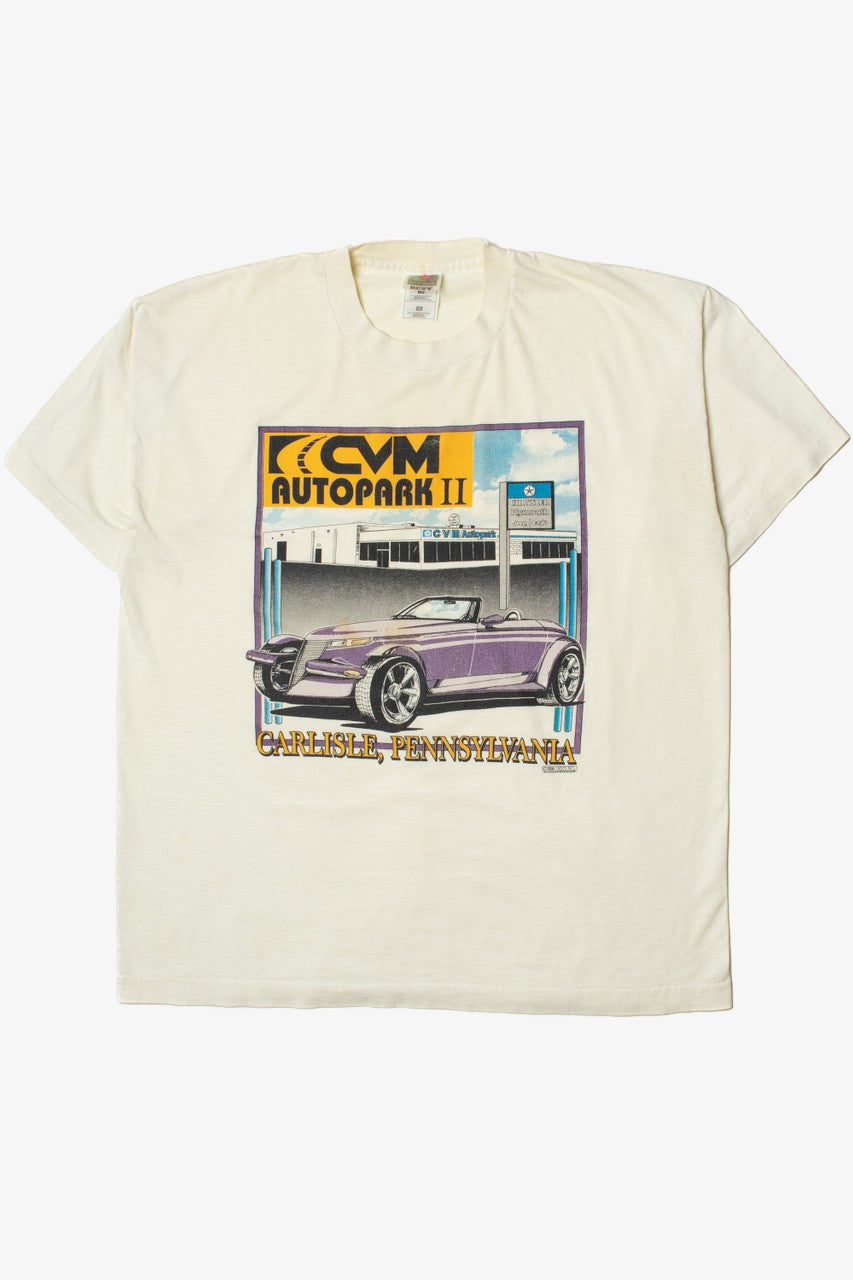 Vintage 1996 "CVM Autopark II" Retro Car T-Shirt