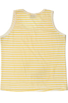 Vintage Yellow & Off-White Striped Tank Top (1980s)
