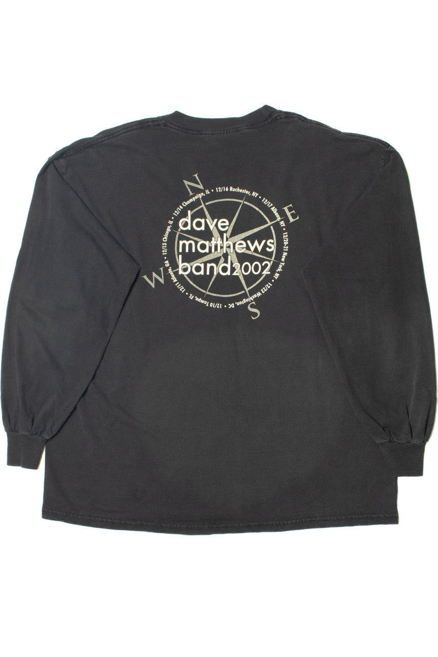 Vintage 2002 Dave Matthews Band Local Crew Long Sleeve T-Shirt
