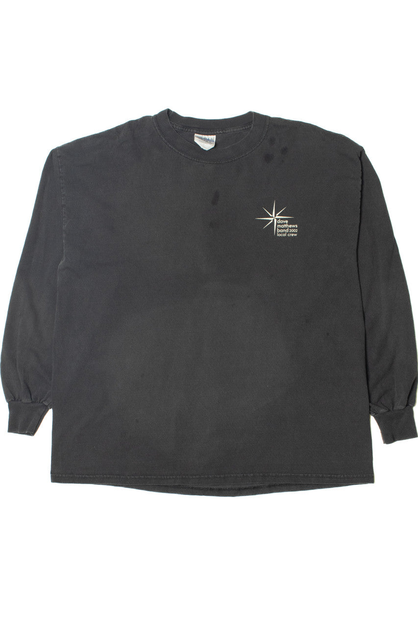 Vintage 2002 Dave Matthews Band Local Crew Long Sleeve T-Shirt