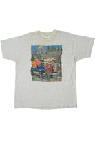 Vintage 1993 "Trophy Hunter" Deer Hunting Cartoon T-Shirt