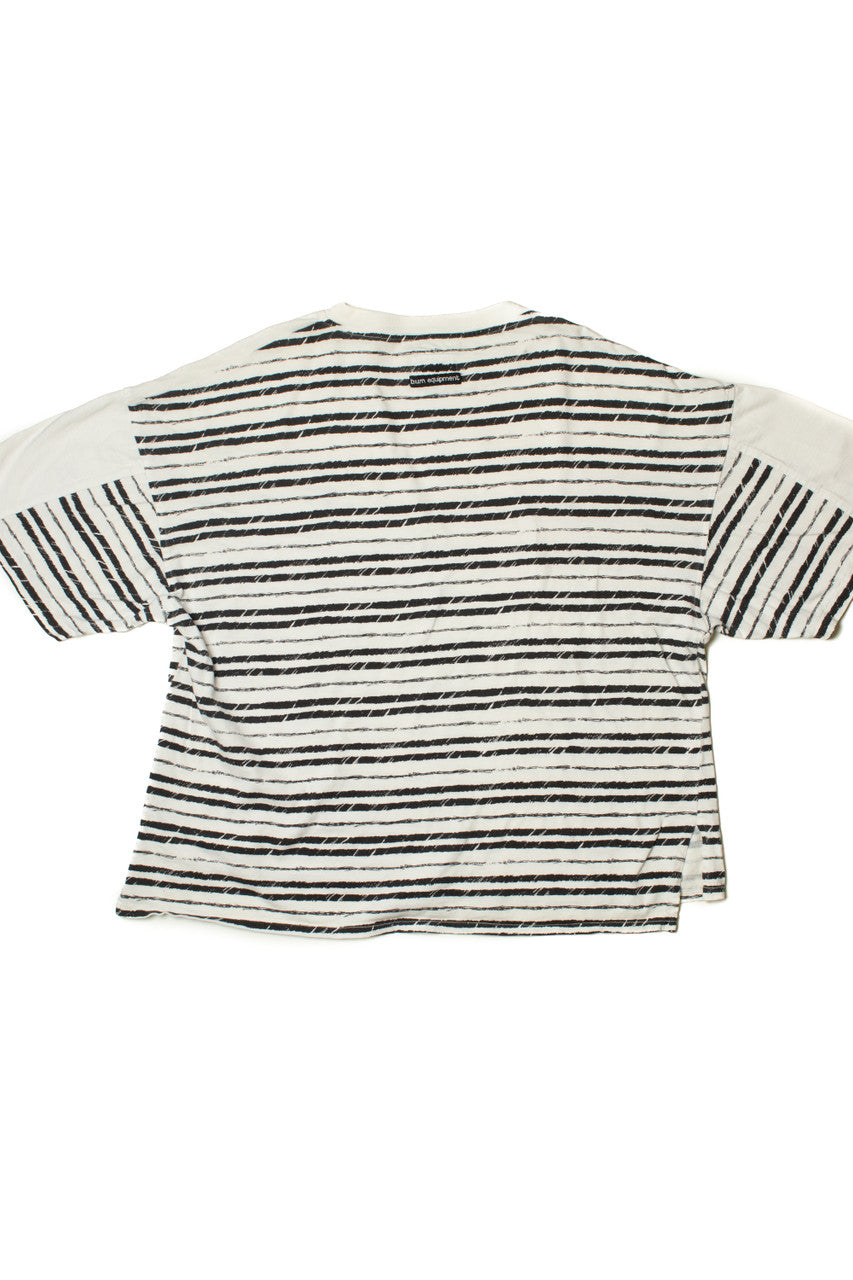 Vintage 1991 B.U.M. Equipment Striped T-Shirt