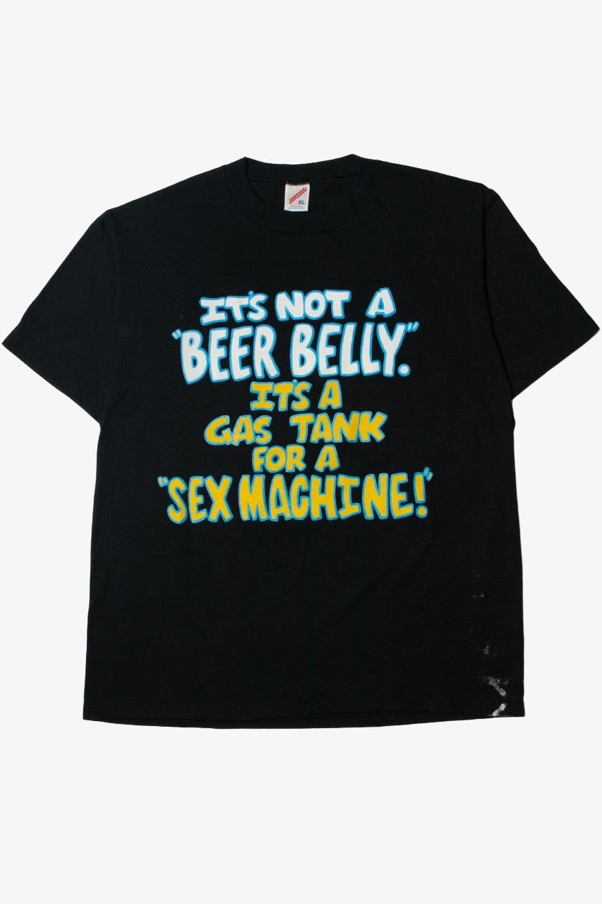 Vintage "It's Not A Beer Belly" Phrase T-Shirt