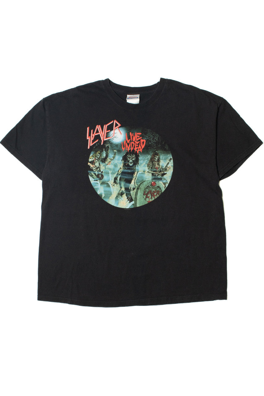 2004 Slayer "Live Undead" Band T-Shirt