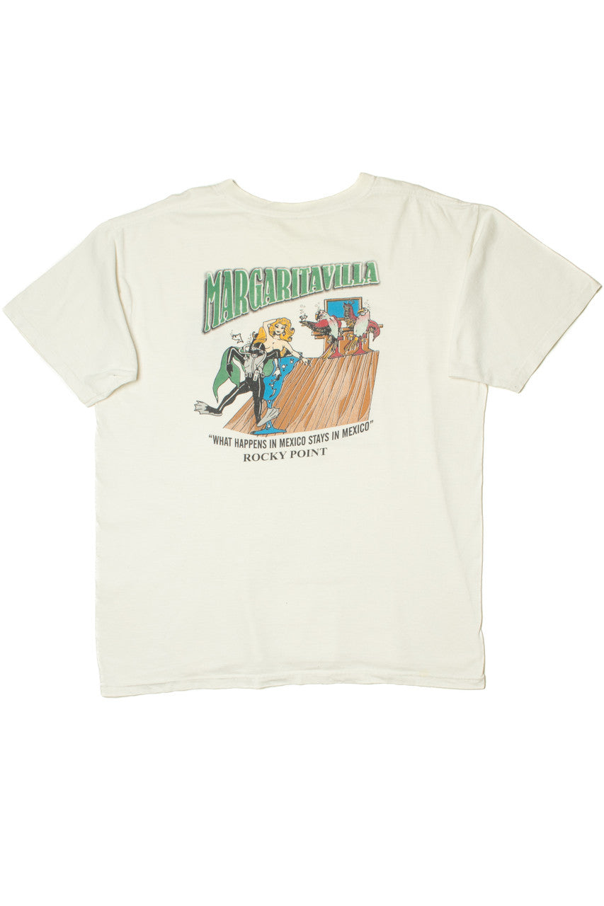 "Margaritavilla" "What Happens In Mexico Stays In Mexico" T-Shirt