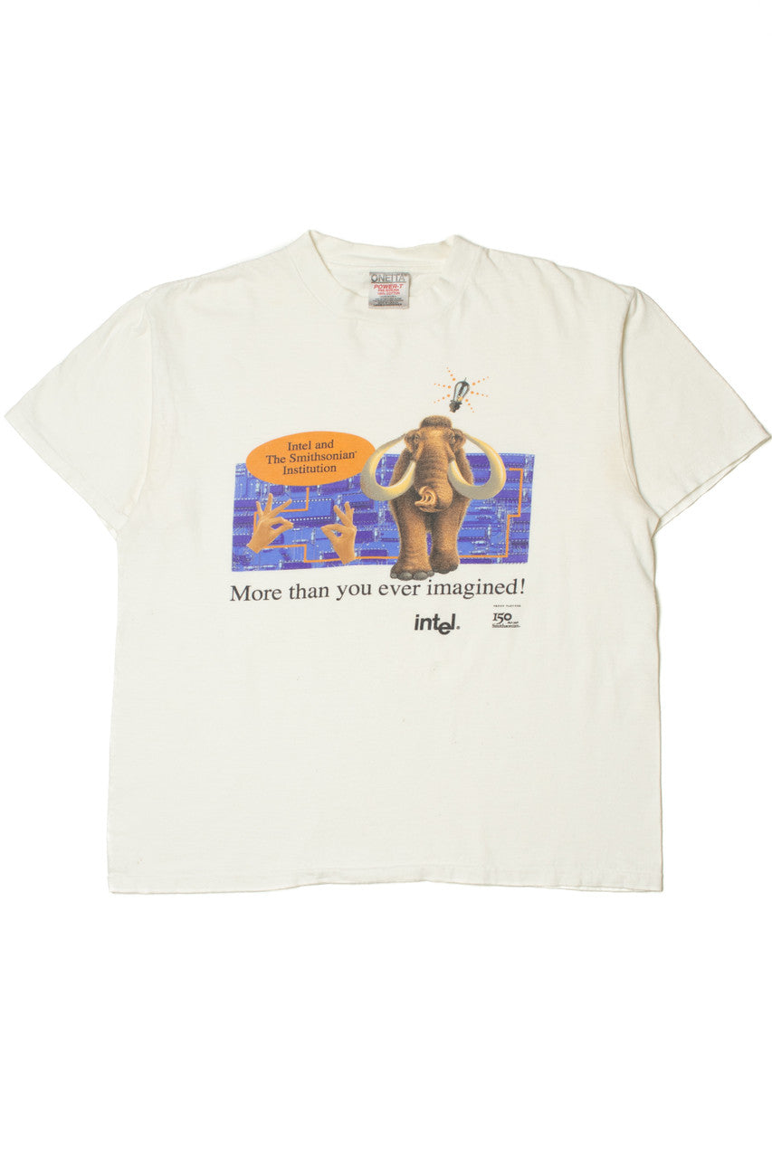 Vintage Smithsonian Institution "More Than You Ever Imagined" Elephant T-Shirt