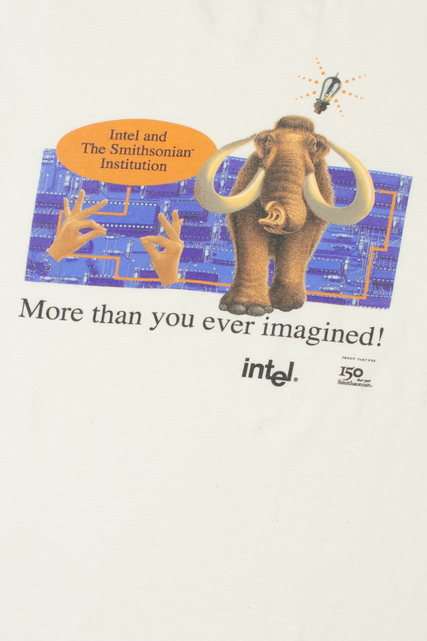 Vintage Smithsonian Institution "More Than You Ever Imagined" Elephant T-Shirt