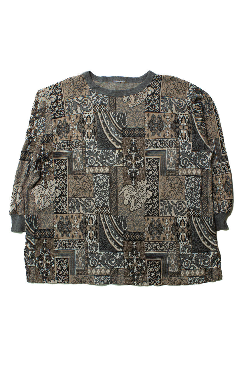Vintage Patchwork Long Sleeve T-Shirt (1990s)