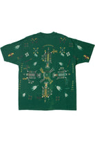 Vintage 1993 "Montana" Native Symbols All Over Print T-Shirt