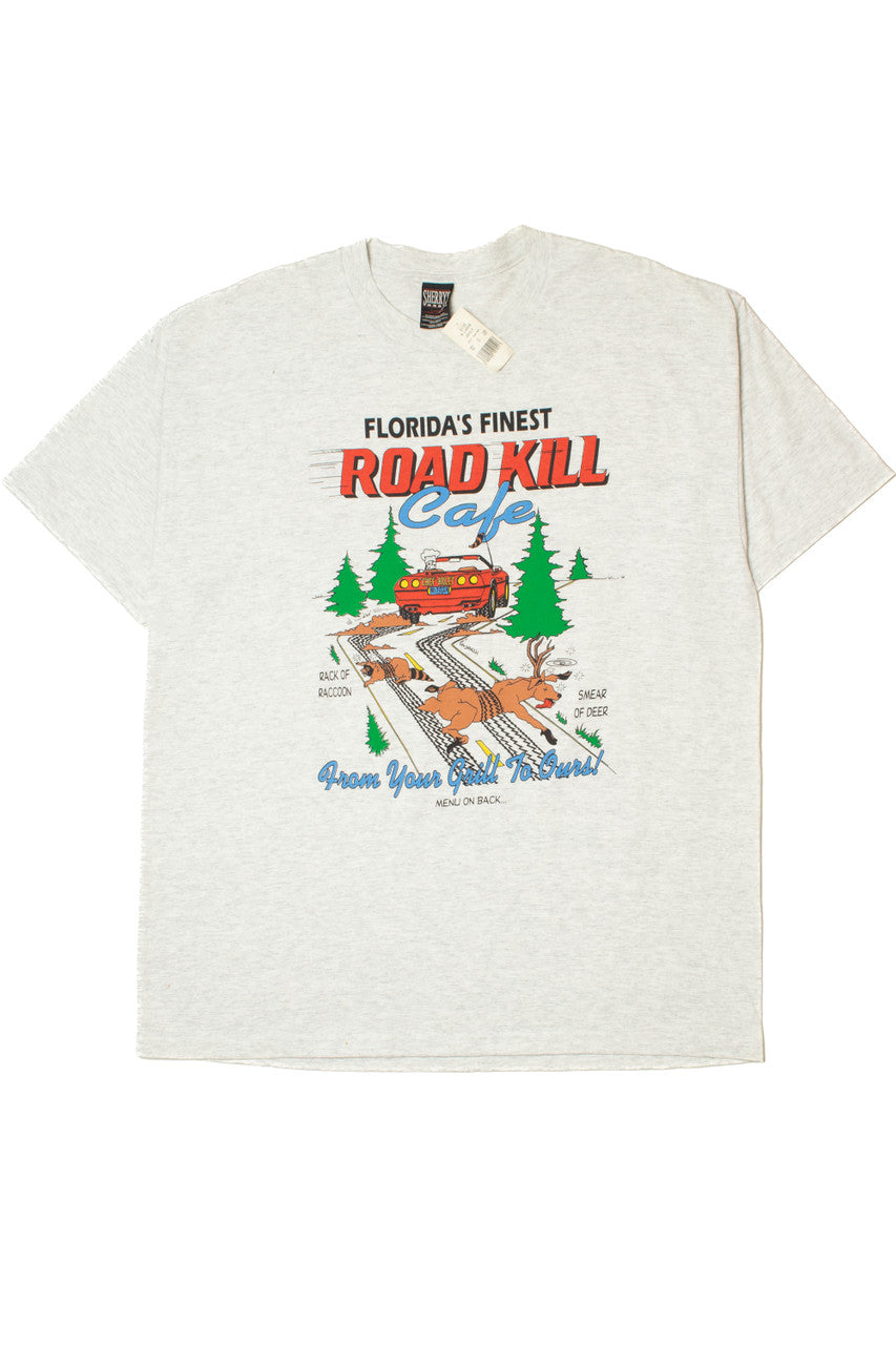 Vintage Deadstock "Florida's Finest Road Kill Cafe" T-Shirt