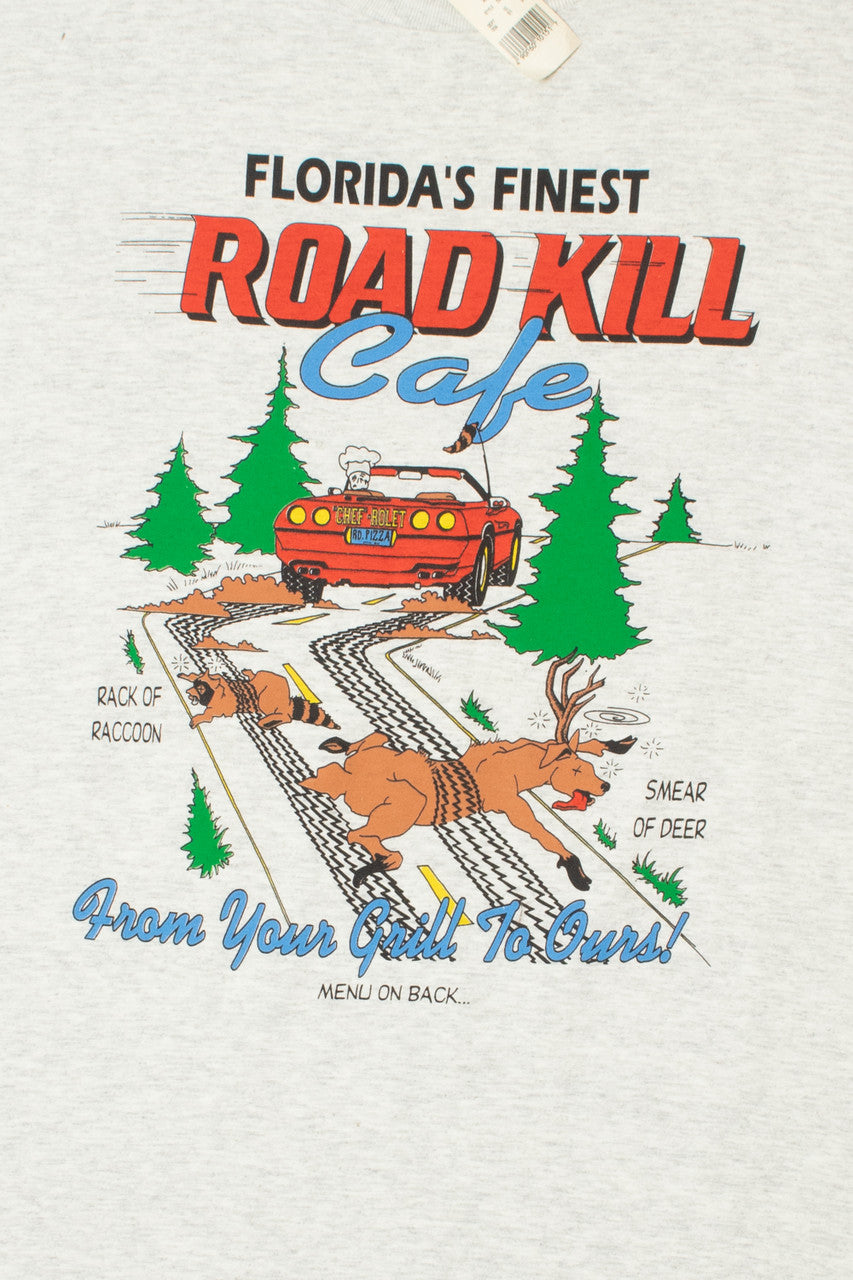Vintage Deadstock "Florida's Finest Road Kill Cafe" T-Shirt