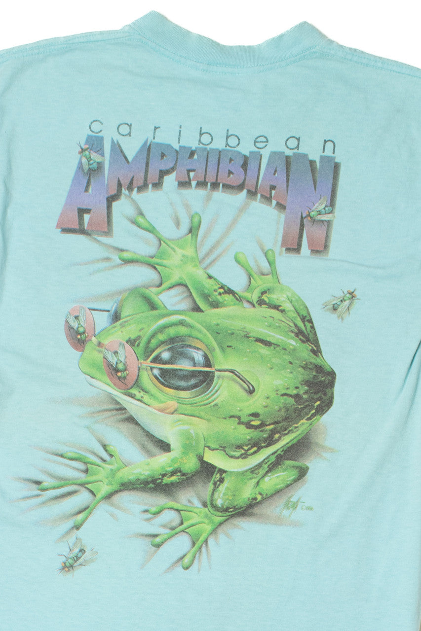 Vintage 1996 "Caribbean Amphibian" Jimmy Buffett's Caribbean Soul T-Shirt
