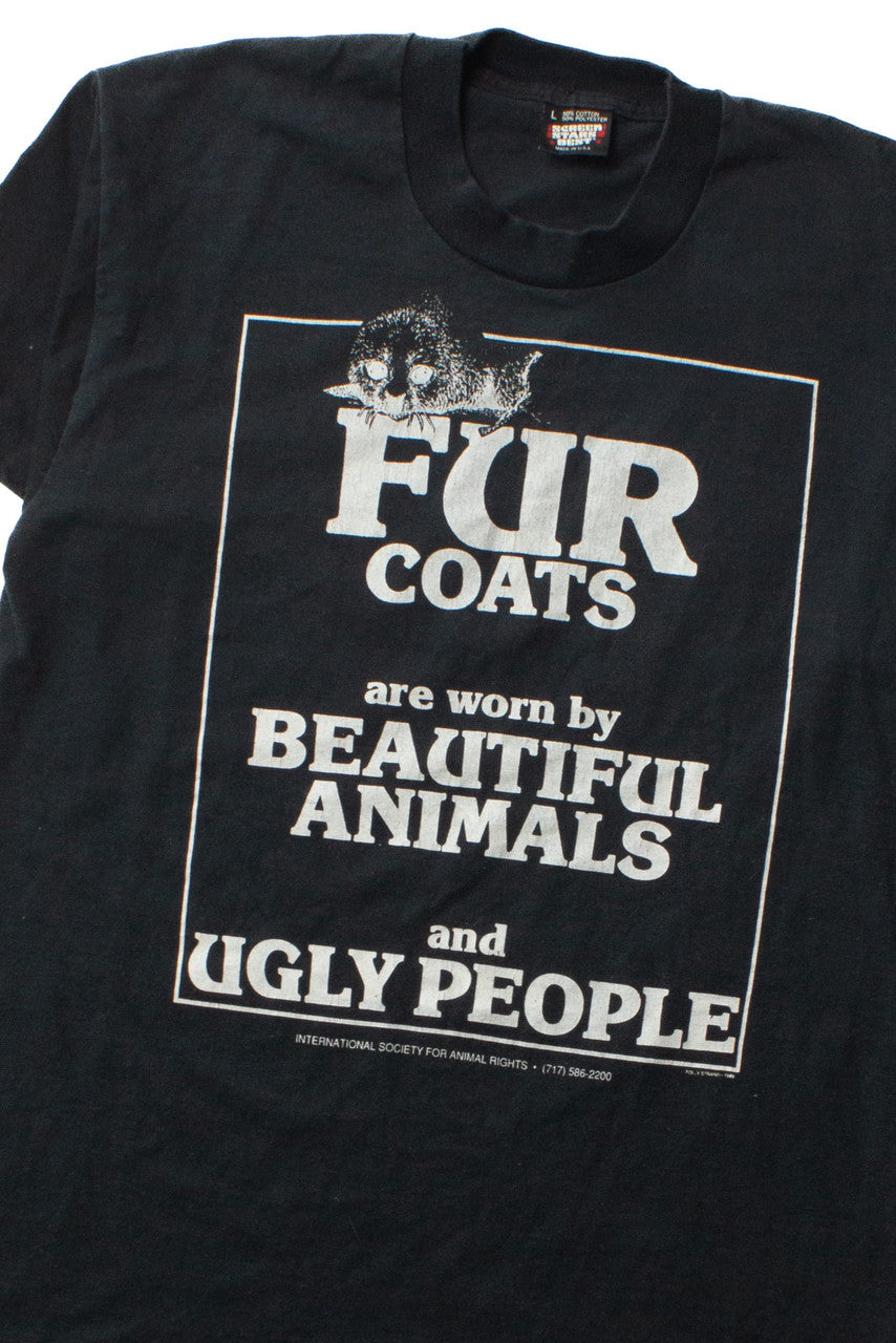 Vintage Fur Coats T-Shirt (1989)
