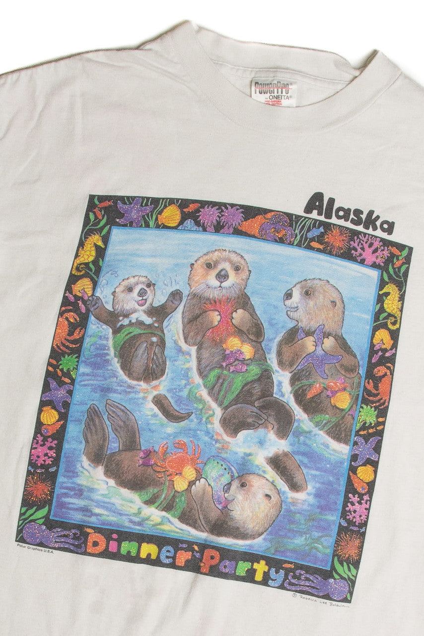 Vintage Otter Alaskan Dinner Party T-Shirt