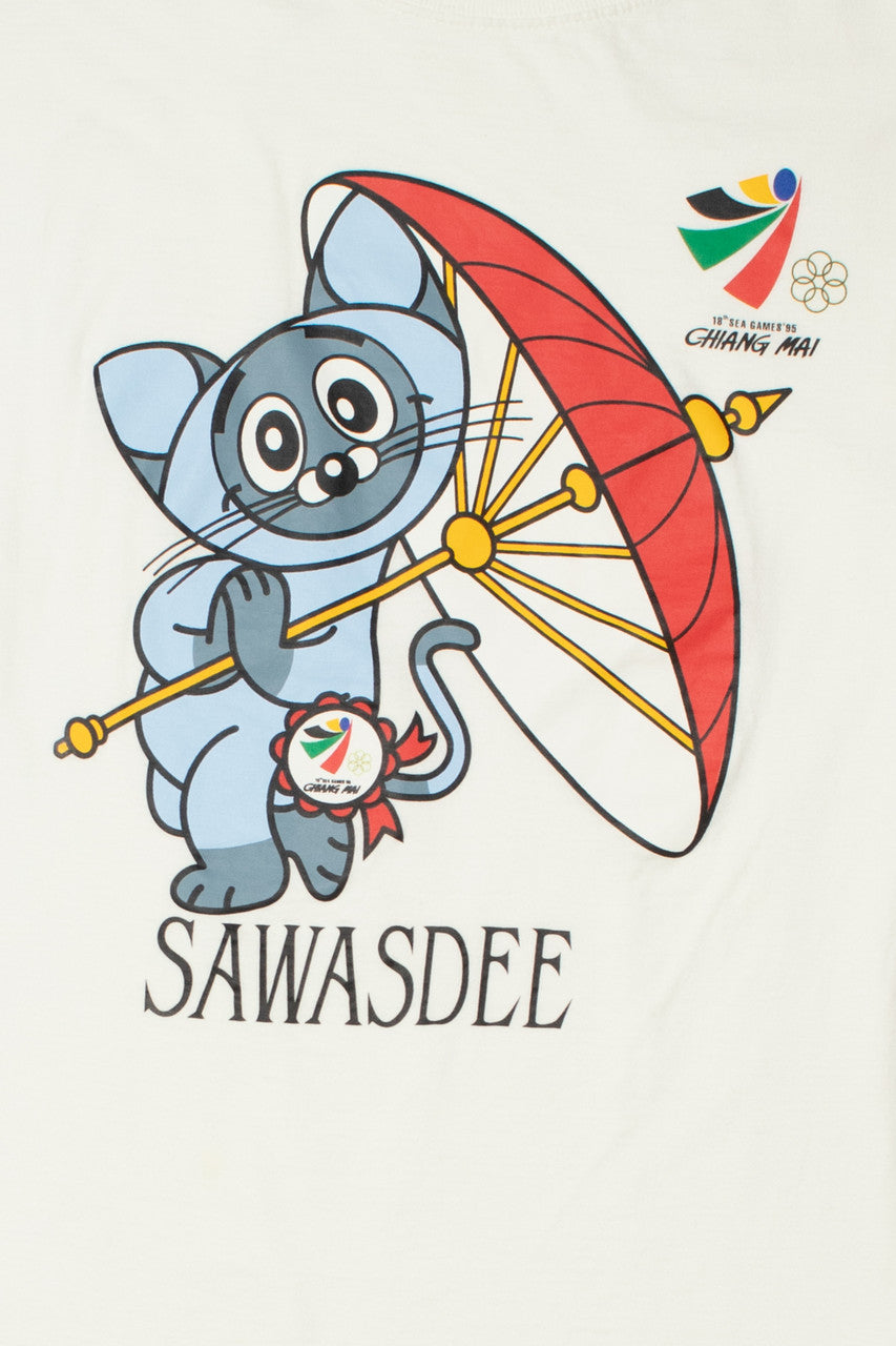 Vintage 1995 Sawasdee 18th SEA Games Chiang Mai T-Shirt