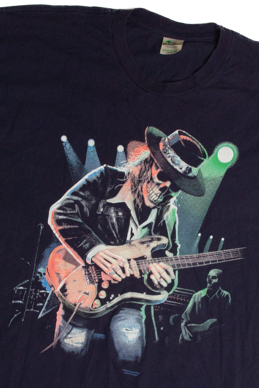 Vintage Stevie Ray Vaughan Skeleton T-Shirt