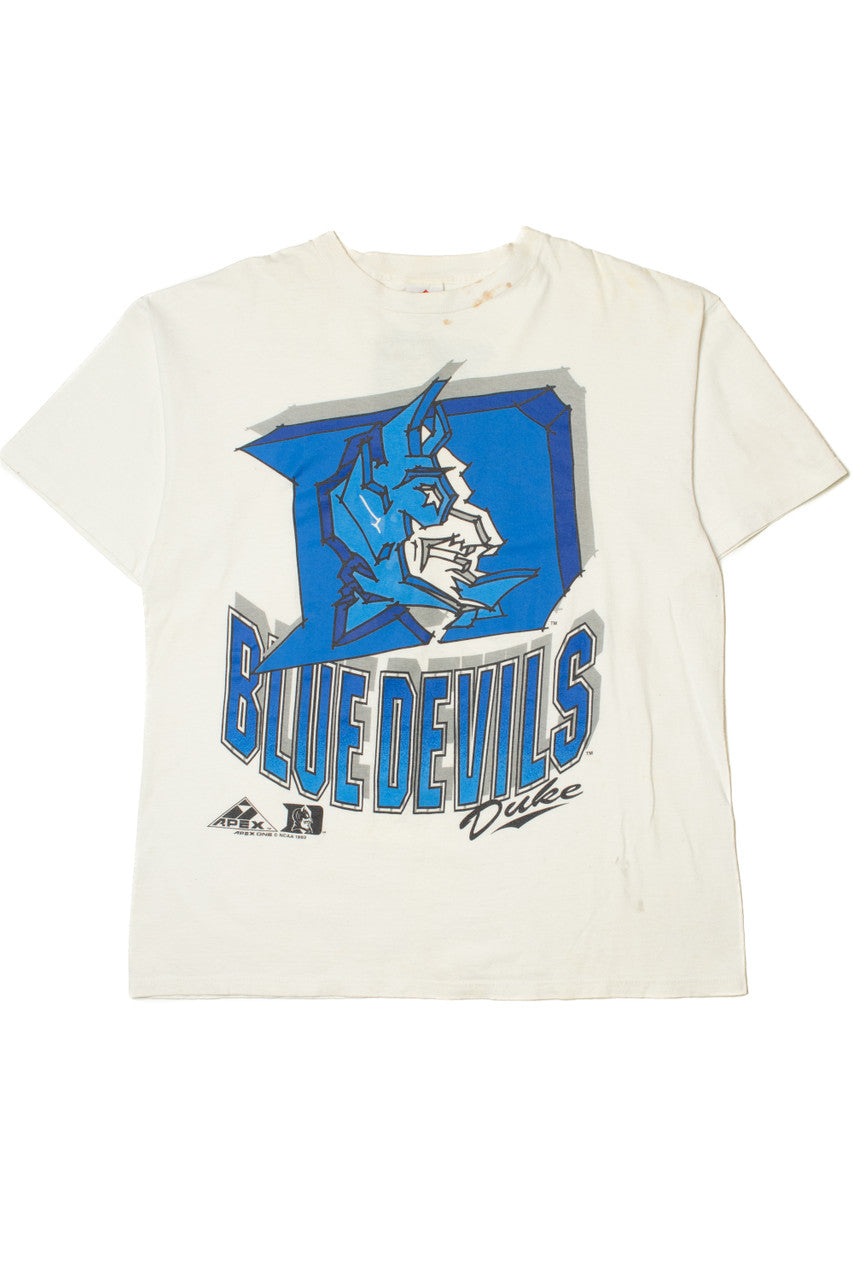 Vintage 1993 Duke Blue Devils Mascot T-Shirt
