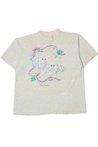 Vintage "Busch Gardens" Embossed Cat Print T-Shirt