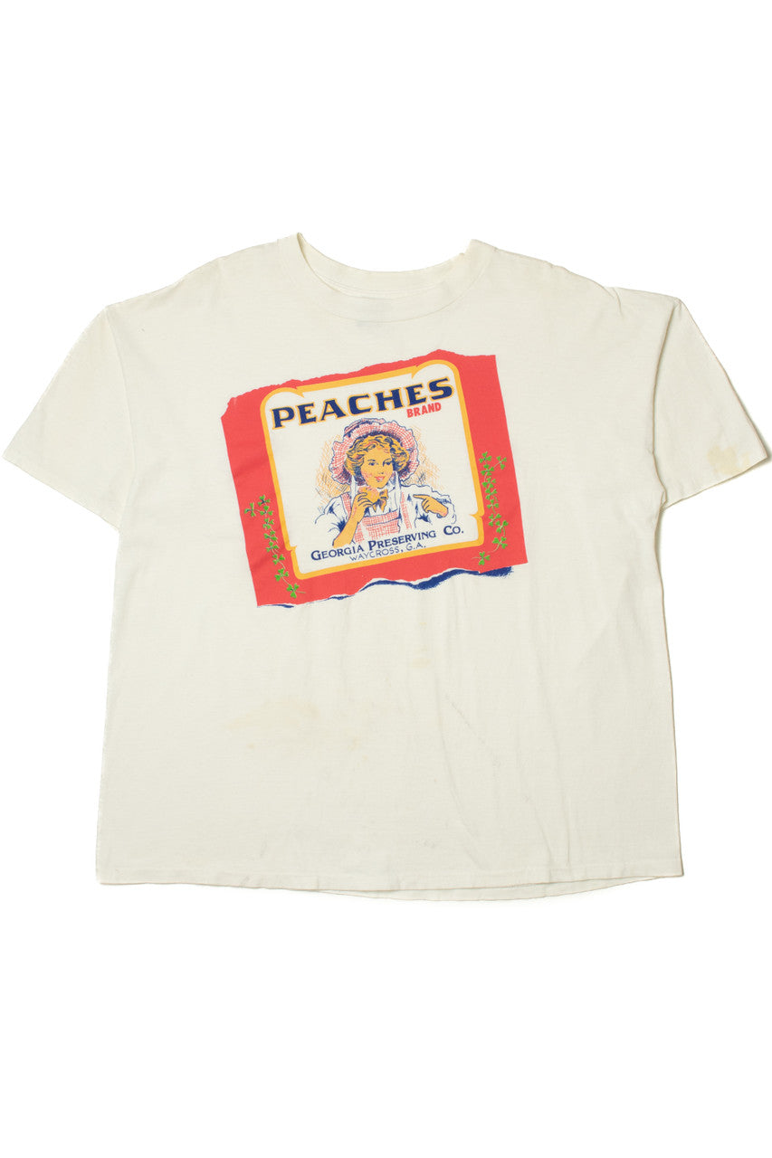 Vintage "Peaches Brand" Georgia Preserving Co. Single Stitch T-Shirt
