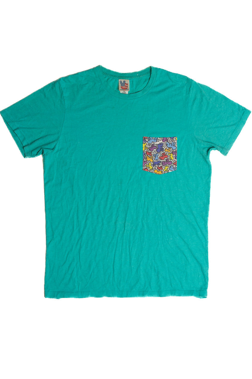 Vintage Keith Haring Pocket T-Shirt