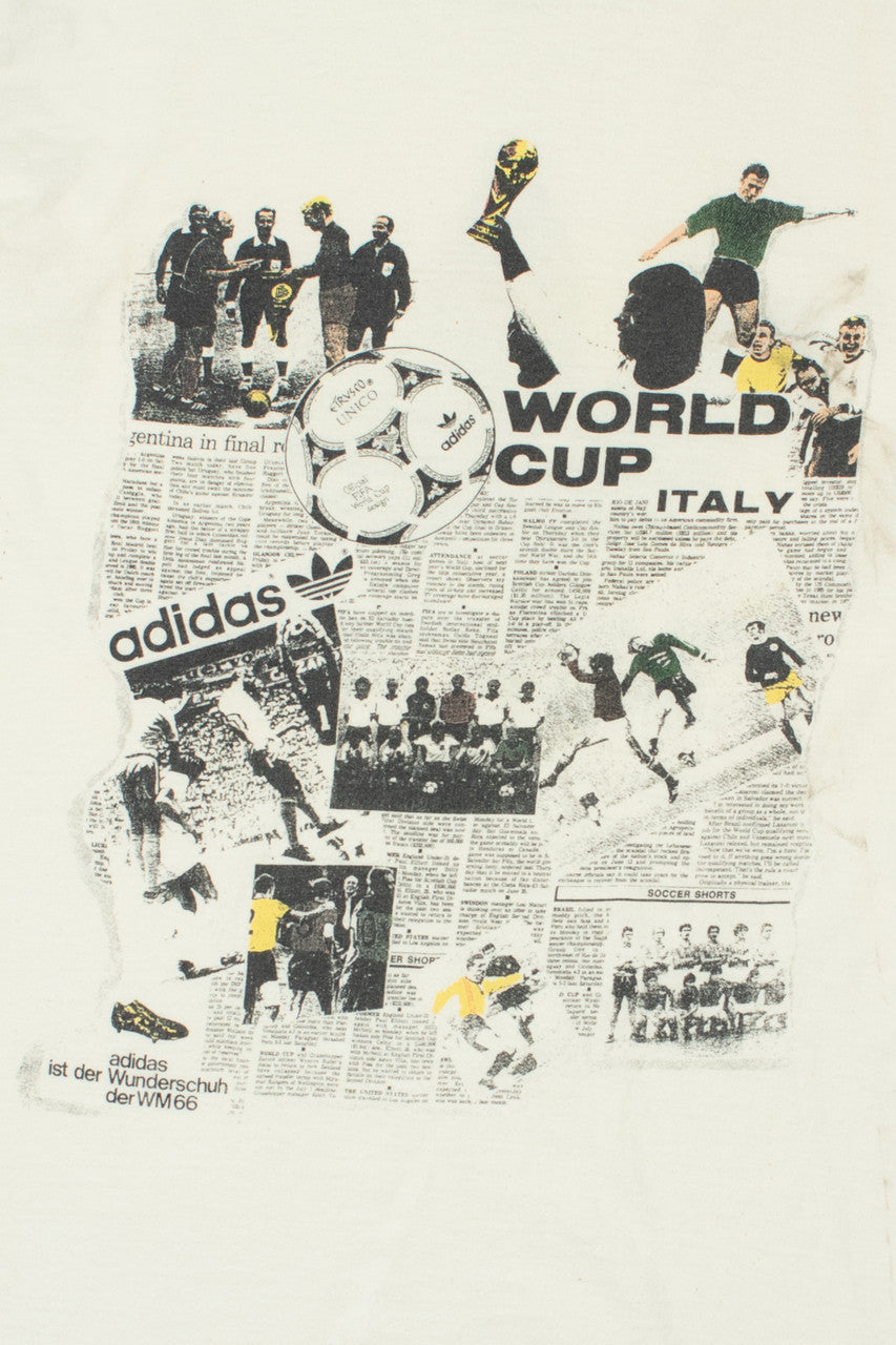 Vintage Adidas World Cup Italy Single Stitch T-Shirt