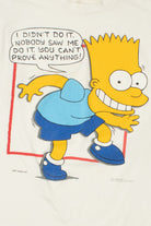 Vintage 1990 Bart Simpson "I Didn't Do It" Single Stitch T-Shirt