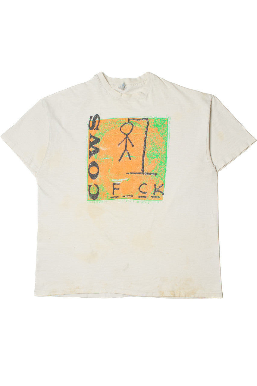 Vintage Cows Amphetamine Reptile Records Band T-Shirt (1990s)
