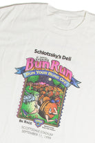 Vintage Schlotzky's Deli Bun Run 1999 T-Shirt