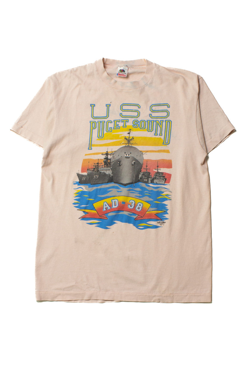 Vintage USS Puget Sound T-Shirt (1990s)