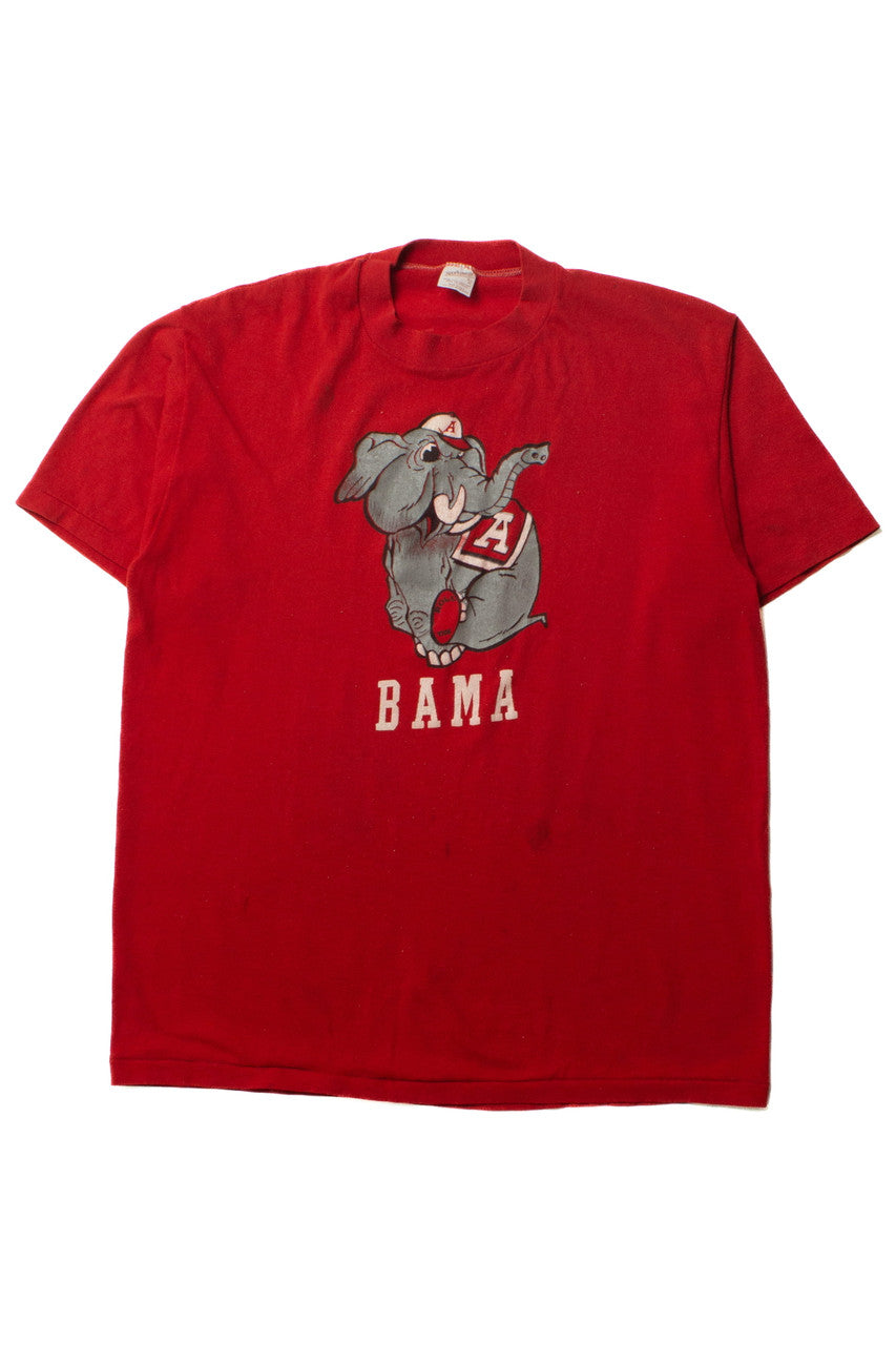 Vintage Alabama Roll Tide Elephant T-Shirt (1980s)