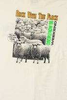 Vintage 1996 "Rock With The Flock" Religious T-Shirt