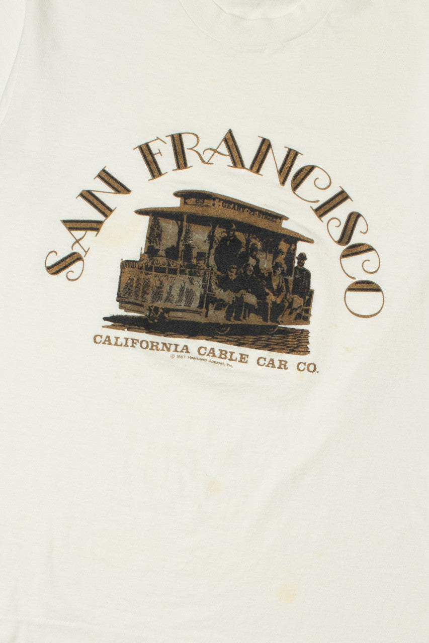 Vintage 1987 "San Francisco California Cable Car Co." T-Shirt