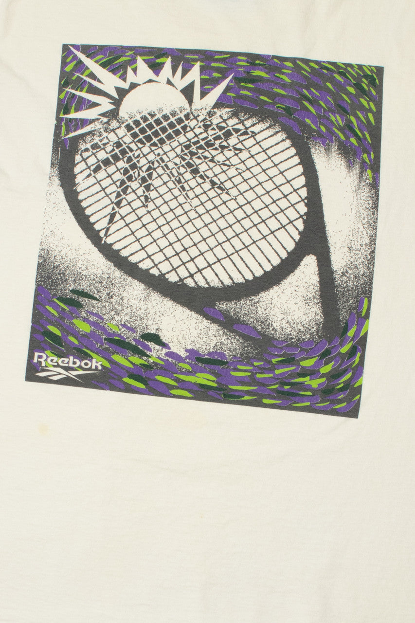 Vintage Distressed Reebok Tennis Single Stitch T-Shirt