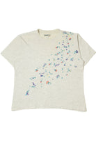 Vintage Floral Wraparound Print Northern Reflections T-Shirt