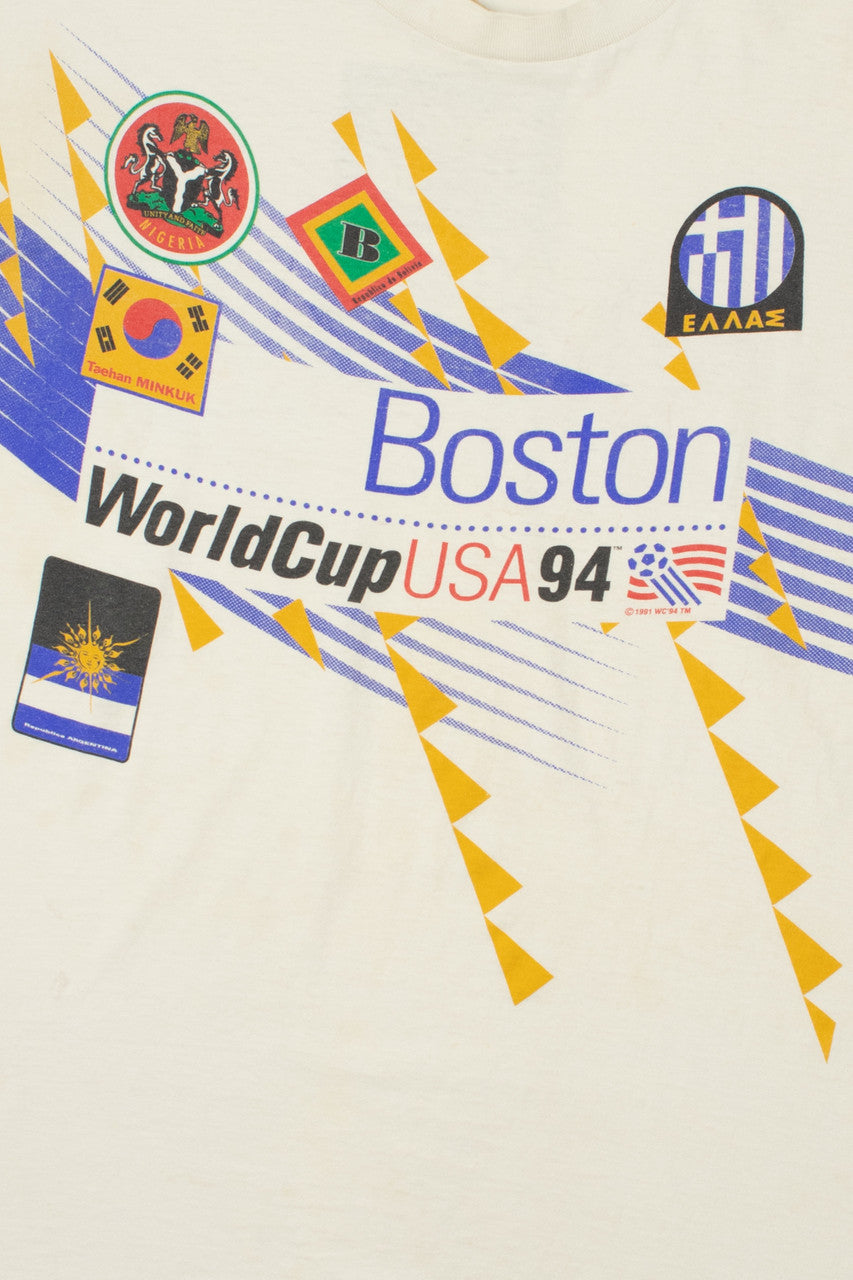 Vintage 1994 World Cup USA Boston T-Shirt