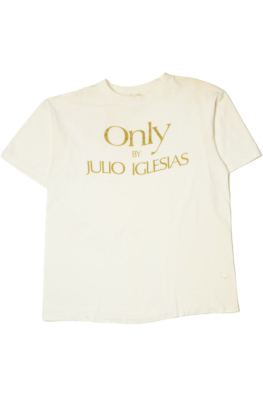 Vintage "Only By Julio Iglesias" Perfume Promo T-Shirt