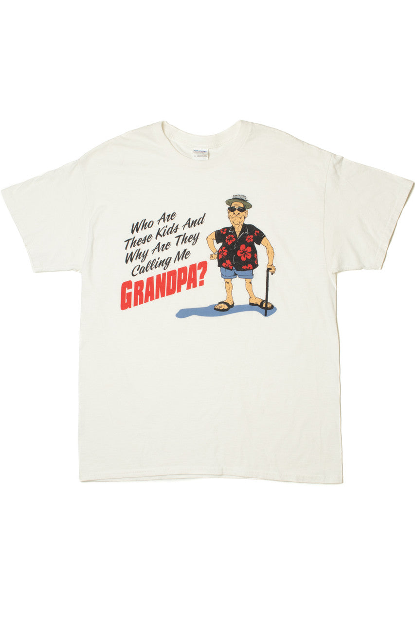 Vintage "Why Are They Calling Me Grandpa?" T-Shirt