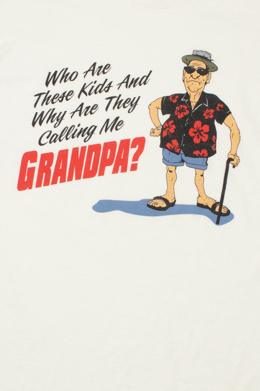 Vintage "Why Are They Calling Me Grandpa?" T-Shirt