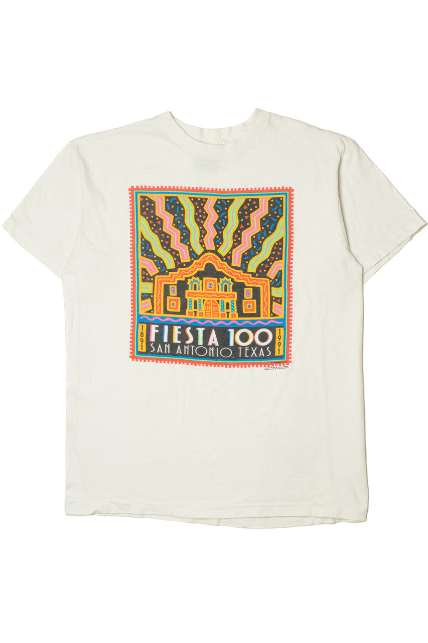 Vintage 1991 "Fiesta 100 San Antonio, Texas" T-Shirt