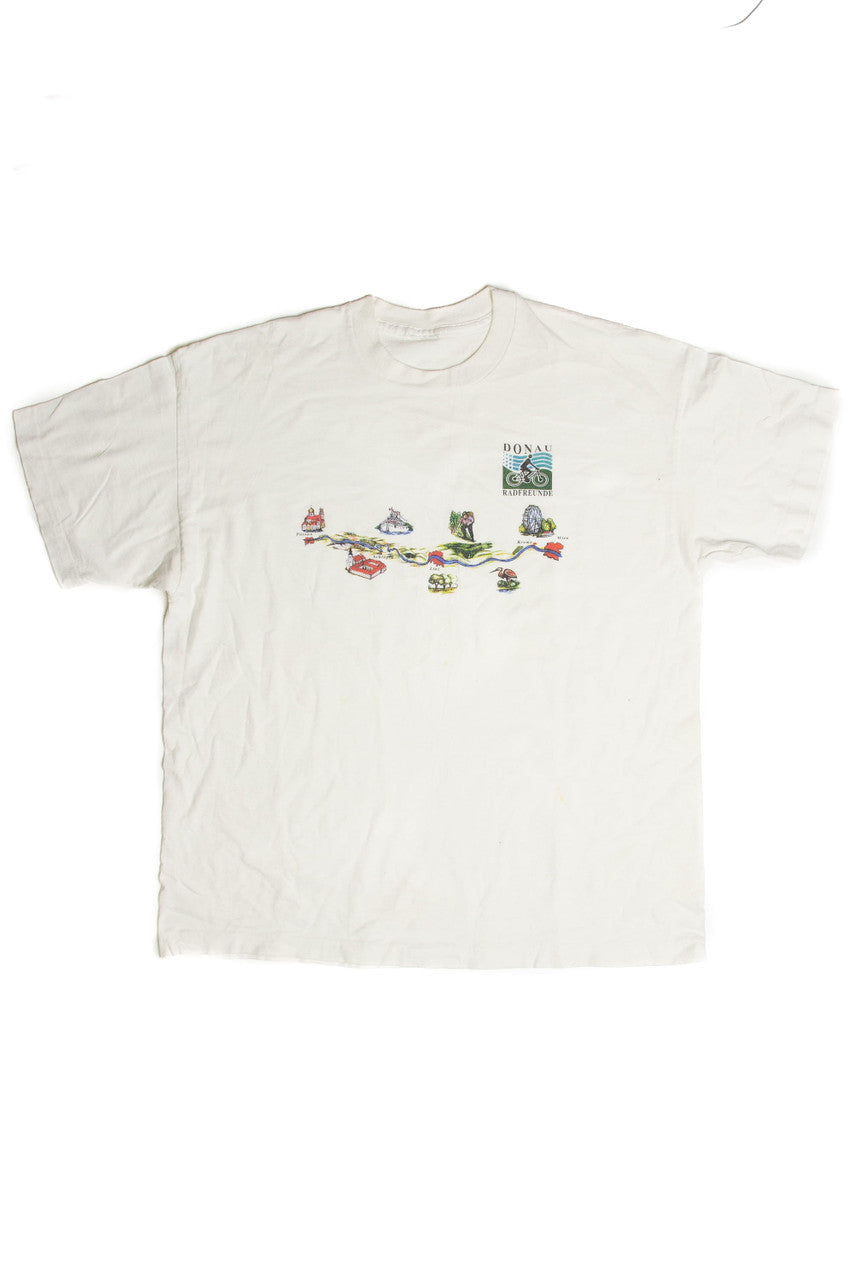 Vintage Donau Radfreunde T-Shirt