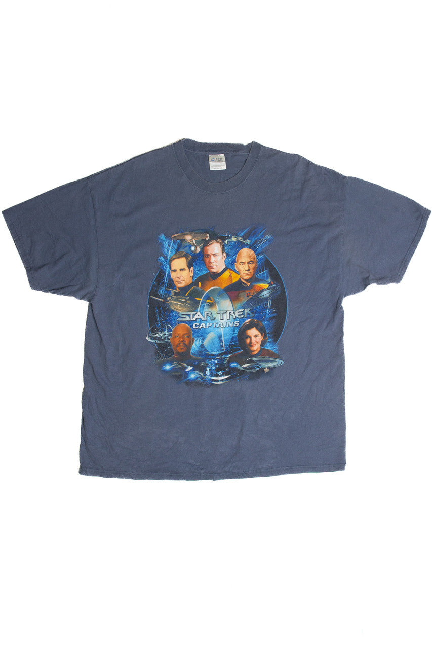 Vintage Star Trek Captains T-Shirt