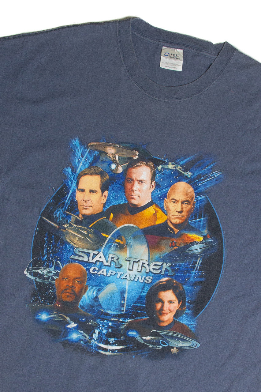 Vintage Star Trek Captains T-Shirt