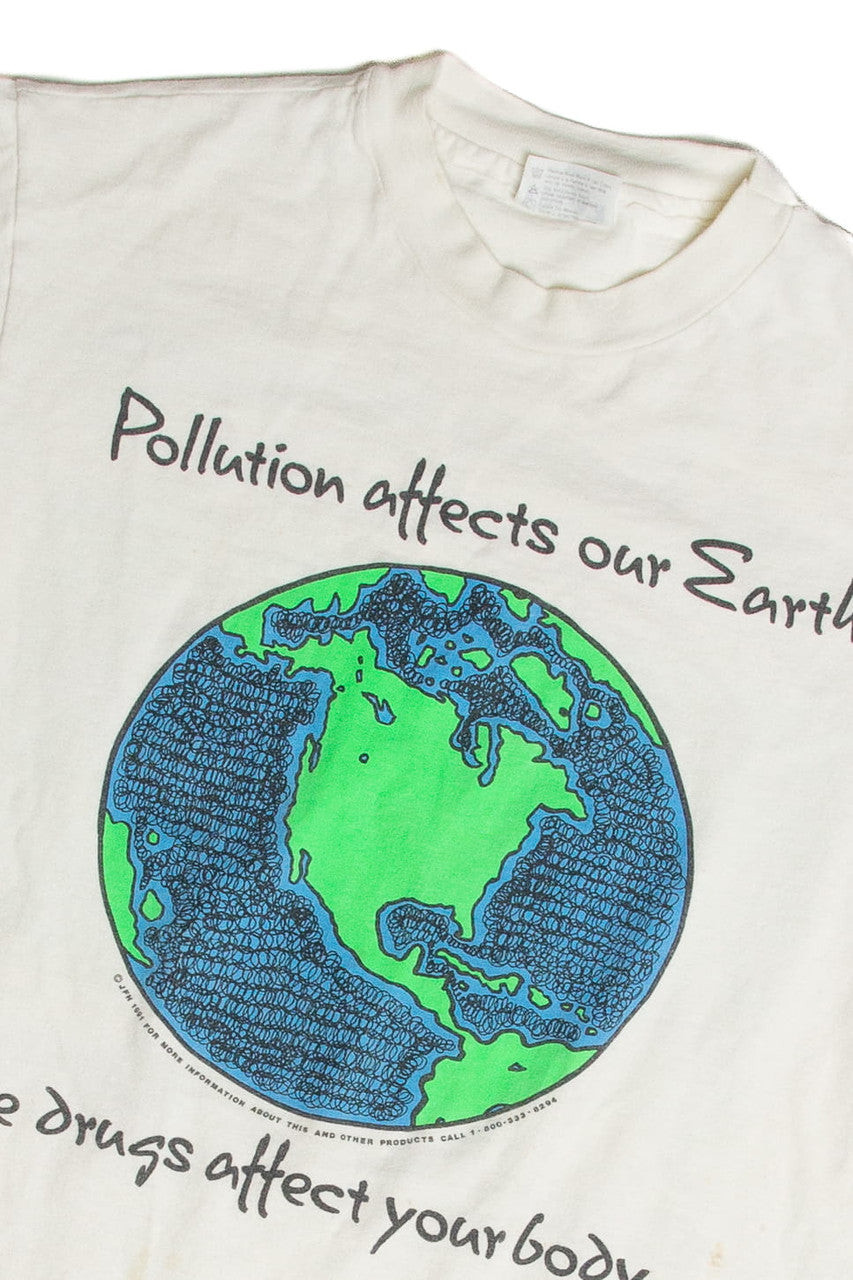 Vintage Pollution and Drugs T-Shirt