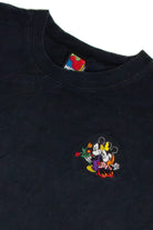 Vintage Mickey and Minnie Embroidered T-Shirt