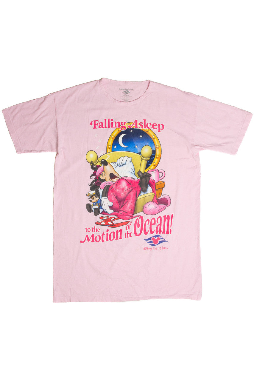Vintage Falling Asleep Disney Cruise T-Shirt