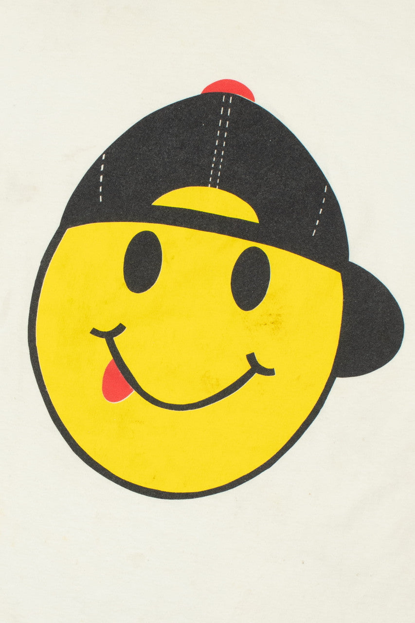 Vintage Cool Guy Smiley Face T-Shirt