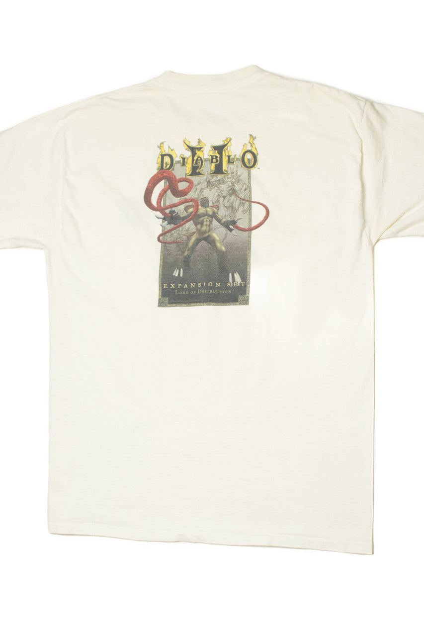 Vintage Diablo II "Lord Of Destruction" Blizzard North Games T-Shirt