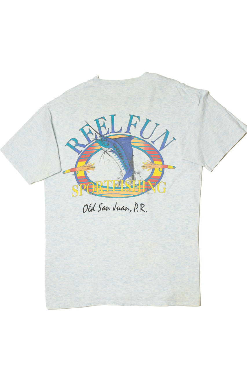 Vintage 1991 "Reel Fun Sportfishing" Swordfish T-Shirt